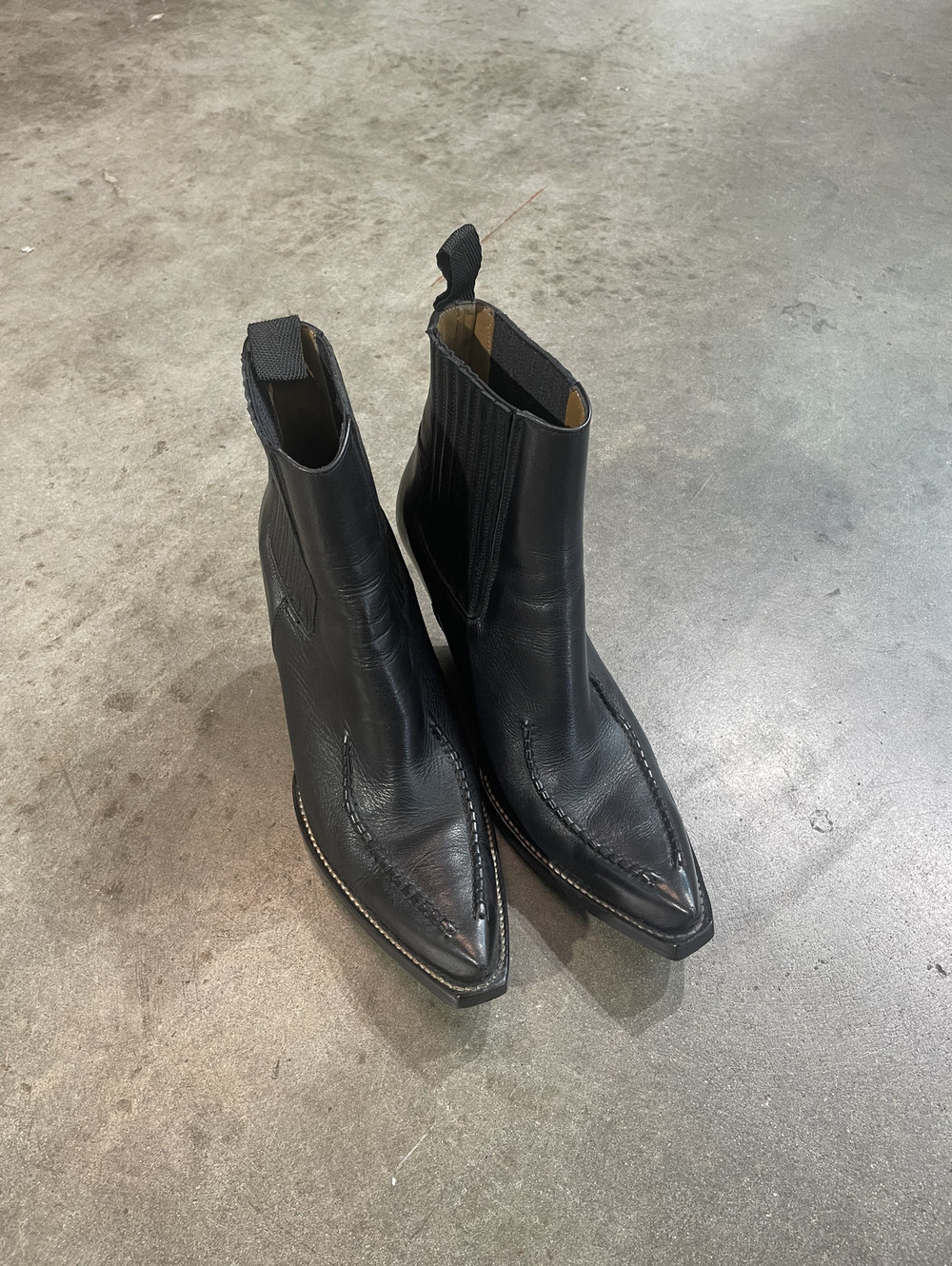 Black Celine Chelsea Boots Size 6.5 Hedi Slimane